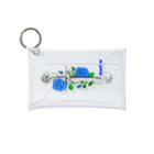 micyorina shopのmicyorina logo 『Blue』 Mini Clear Multipurpose Case