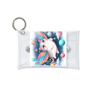 キャットパラダイス☆彡のユニ猫　宇宙空間 Mini Clear Multipurpose Case