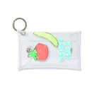 顔面チンパンジーラップのレベルは一般人のベジぐっず Mini Clear Multipurpose Case