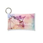 Autumn flower -alcoholinkart-のStay safe and healthy! Mini Clear Multipurpose Case