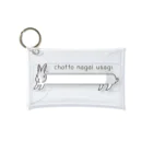 ねこたのchotto nagai usagi(たちみみ) Mini Clear Multipurpose Case