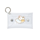 タカオエリ＊イラストレーターのソフトクリームにゃんこ。 Mini Clear Multipurpose Case