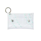 さかたようこ / サメ画家のサメの曲線 Turquoise ターコイズ Mini Clear Multipurpose Case