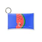 soranaito-togo_redpandaの“Panic” Watermelon  Mini Clear Multipurpose Case