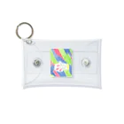 NATSUKO-SHOPのcolorful flower Mini Clear Multipurpose Case