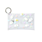 ふきげんなうさぎ🐰のふきげんなうさぎ(総柄) Mini Clear Multipurpose Case