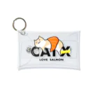 CAT Xの【期間限定】CAT X SALMON ミニクリアマルチケース