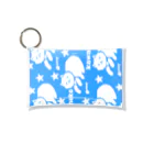 WataMayuroom☆のneko kawaii 青 Mini Clear Multipurpose Case