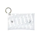 湯あがりポットラックのハッシュタグ クリアケース（WHITE） Mini Clear Multipurpose Case