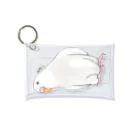 まめるりはことりのアルビノセキセイインコちゃん【まめるりはことり】 Mini Clear Multipurpose Case