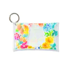 n_makiのお花に囲まれて Mini Clear Multipurpose Case