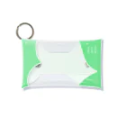 mcSHOPのアクスタケース(ハート枠Green) Mini Clear Multipurpose Case