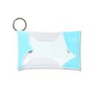 mcSHOPのアクスタケース(ハート枠Light Blue) Mini Clear Multipurpose Case