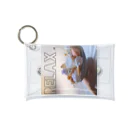 aki🧜‍♀️kia /aki narisawaのrelax 白いプリンアラモード Mini Clear Multipurpose Case