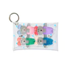 むにゅの水玉つりずぼんず Mini Clear Multipurpose Case