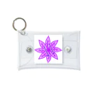 HAKOCHINのPurple Leaves Mini Clear Multipurpose Case