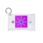 HAKOCHINのPurple Leaves Mini Clear Multipurpose Case