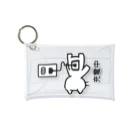 SKYのねこっぽ　充電中 Mini Clear Multipurpose Case