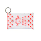 Sugar Sweetie Storeのkumaneko multi clear case dot RED ミニクリアマルチケース