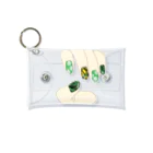 みかんの実のアクスタケース 虎柄ネイル green Mini Clear Multipurpose Case