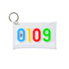 marikiroの0109_誕生日_記念日_カラー Mini Clear Multipurpose Case