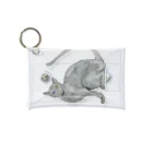 Coshi-Mild-Wildの猫_ロシアンブルー Mini Clear Multipurpose Case