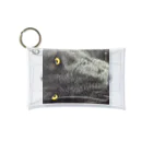 アラスカ野生動物画家きむらけいのBLACK WOLF Mini Clear Multipurpose Case