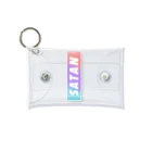 STNのグラデーションSTN ロゴ風Tシャツ Mini Clear Multipurpose Case