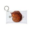 魚肉販売所の丸い金子さん（猫） ミニクリアマルチケース
