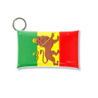 DRIPPEDのRASTAFARI LION FLAG-エチオピア帝国の国旗- Tシャツ Mini Clear Multipurpose Case