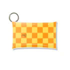 FreeStylersの【FreeStylers】check orange yellow Mini Clear Multipurpose Case