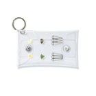 L_arctoaのカマキリの昼と夜の複眼（絵文字、背景透過ver） Mini Clear Multipurpose Case