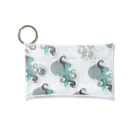 MeshinoのOctopus Brothers【ブルー】 Mini Clear Multipurpose Case