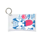 イラスト MONYAAT のモコモコラビット1号*Lick Lick Lick Mini Clear Multipurpose Case