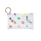 PostPet Official Shopのにじいろあいこんず Mini Clear Multipurpose Case