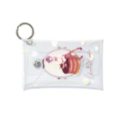 ERIMO–WORKSのSweets Lingerie mini clear multi case "Chocolate Cake"  Mini Clear Multipurpose Case