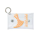 OHINERI SHOPのTHANK YOU FOR YOUR SUPPORT / ORANGE Mini Clear Multipurpose Case