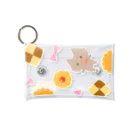 くれよんのらくがきのクッキーとにゃんこ Mini Clear Multipurpose Case