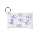 illustration akko shopのお散歩ずきんPurple Mini Clear Multipurpose Case