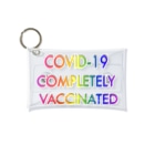 でおきしりぼ子のCOVID-19_ワクチン完全接種済(縦) Mini Clear Multipurpose Case