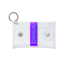 DAHLIAのDAHLIA LOGO PURPUL&BLUE Mini Clear Multipurpose Case