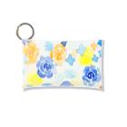 SHOP 琥珀糖のまみの水彩画『花と遊ぶ』 Mini Clear Multipurpose Case