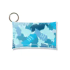 Teal Blue Coffeeのhide-and-seek Mini Clear Multipurpose Case