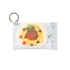 空とスパゲティのお店の戦争ではなくパスタを食べよう Mini Clear Multipurpose Case