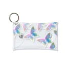 CHIAKI ARTSTORYの虹色蝶ふわり Mini Clear Multipurpose Case