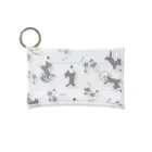 Chiyo.Wan(🐕🕊️のお店)のげんきいっぱいわんこ柄(クリアケース) Mini Clear Multipurpose Case