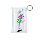 fig-treeの水玉の女01 Mini Clear Multipurpose Case