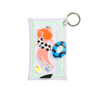 fig-treeの水玉の女03 Mini Clear Multipurpose Case