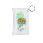 ユーぴきの花束を持つかっぱ Mini Clear Multipurpose Case