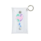 おえかきべやのHEART BREAK Mini Clear Multipurpose Case